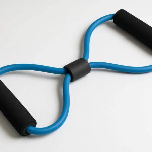 13 Figure Eight Resistance Bands Elastic Exercise Tubes Comfort Foam Grips Portable Workout Bands For Upper Body Fitness