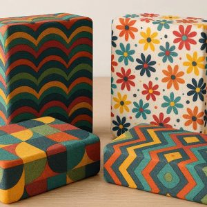 21 Printed Pattern Yoga Blocks High Density EVA Foam Support Bricks Colorful Graphic Balance Blocks For Pilates Meditation