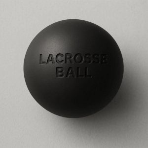 Lacrosse Massage Ball Solid Rubber Trigger Point Therapy Deep Tissue Muscle Roller For Physical Therapy Back Mobility