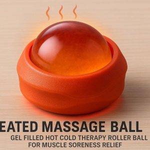 Heated Massage Ball Gel Filled Hot Cold Therapy Roller Ball For Muscle Soreness Relief Deep Tissue Relaxation