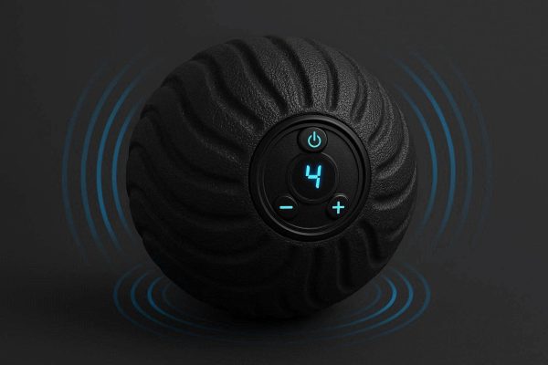 30 Vibrating Massage Ball Electric Trigger Point Therapy Roller High Intensity Muscle Reliever With Adjustable Vibration Speed