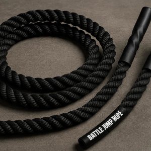8 Battle Jump Rope Heavy Duty Weighted Skipping Rope Extra Thick Power Training Rope For Core Strength Fitness